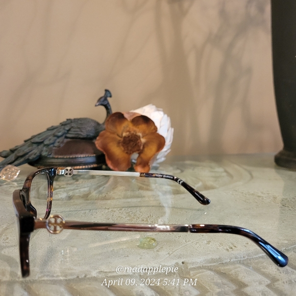 New Tory Burch TY 2107 Dark Tortoise Plastic Square Eyeglasses Designer #62 - Picture 8 of 17